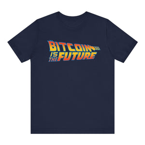 Bitcoin Is The Future Dark Blue T-Shirt