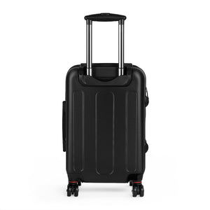 Embedded Candlesticks Heart Cabin Suitcase Back