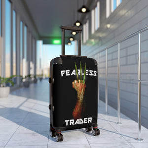 Fearless Trader Candlesticks Claw Cabin Suitcase in Angle