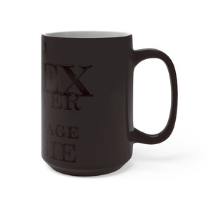 Metallic Chrome Forex Vocabulary Color Changing Mug Black Cold