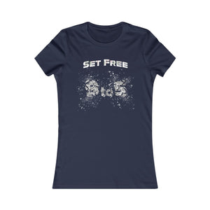 Day Trader Set Free Broken 9 to 5 Schedule Navy Blue Women T-Shirt