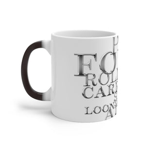 Metallic Chrome Forex Vocabulary Color Changing Mug Left Side