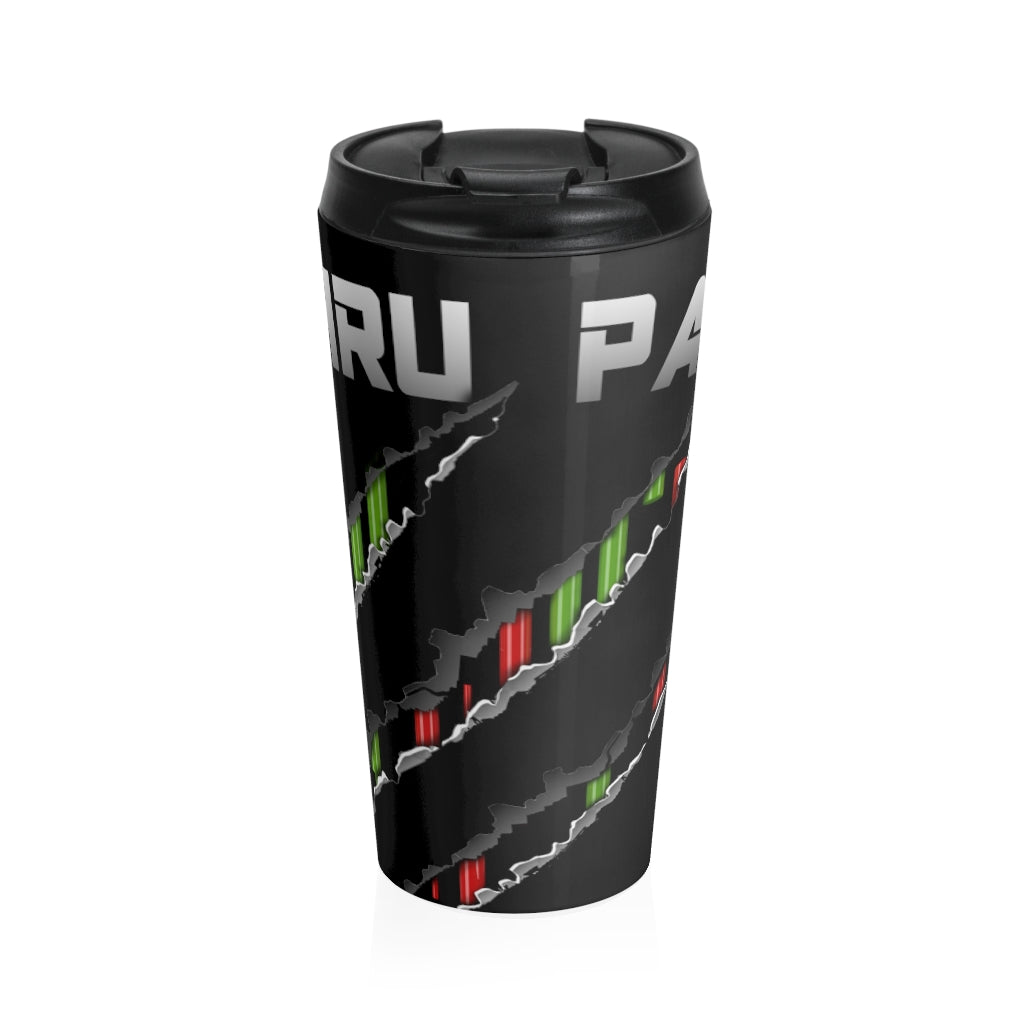 Thru Pain Claw Slash Stainless Steel Travel Mug