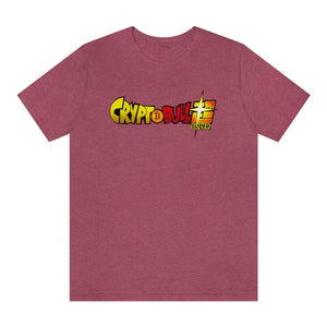 Crypto Bull Anime Dragon Ball Raspberry T-Shirt