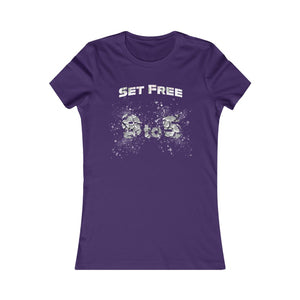 Day Trader Set Free Broken 9 to 5 Schedule Purple Women T-Shirt