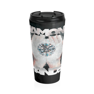 Trader Diamond Hands Black Stainless Steel Travel Mug