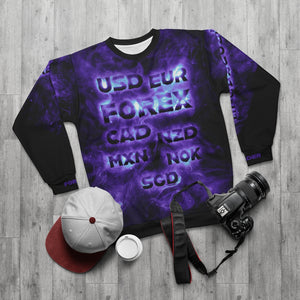 Forex Radiant Black Sweatshirt Front on Stage