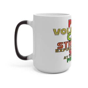 Options Shiny Plastic Vocabulary Color Changing Mug Left Side